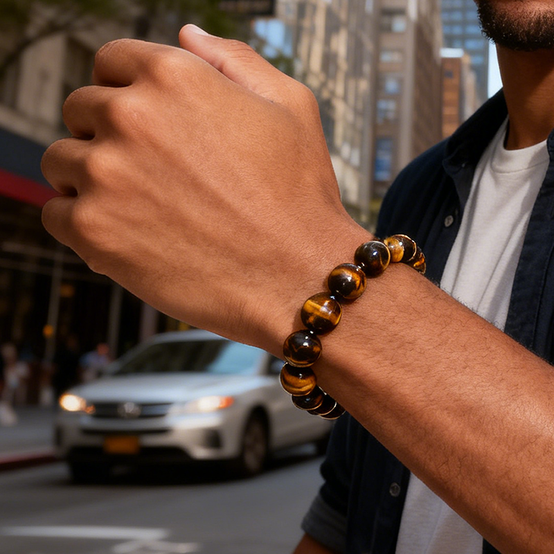 Men Accessories Elegant - New Elegance 4/6/8/10/12/14mm Handmade Natural Tiger