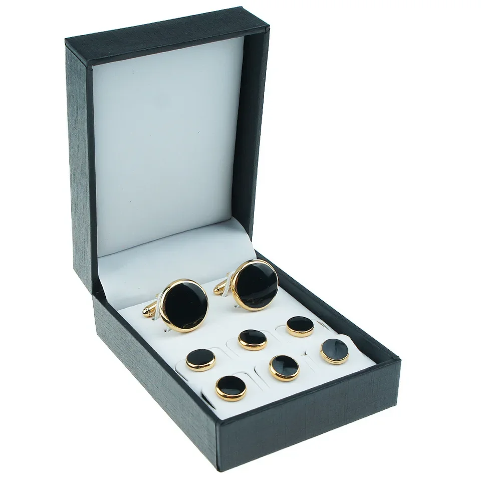 Men Accessories Elegant - 8PCS Elegant Copper Shell Cufflinks for