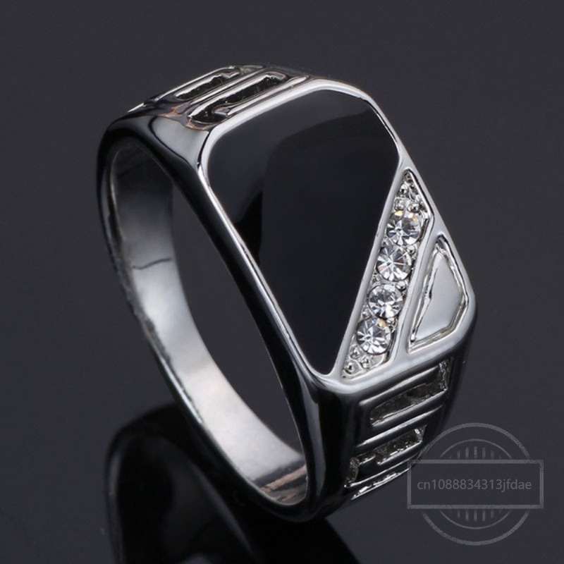 Men'S Accessories Jewelry Sale - New Metal Glossy Rings for Men