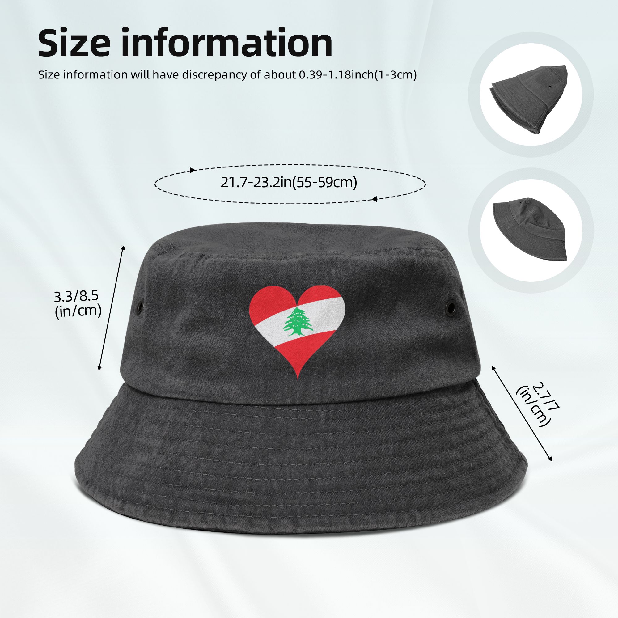Lebanon Flag Heart Women Men B - Men Accessories Lebanon recension och pris