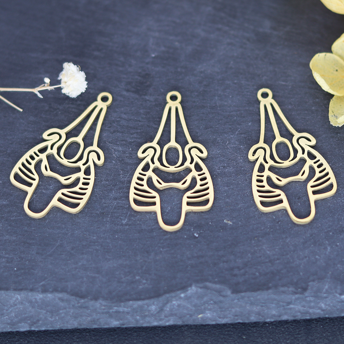 3pcs 3pcs Egypt Zodiac Stainle - Men'S Accessories Jewelry Egypt recension och pris