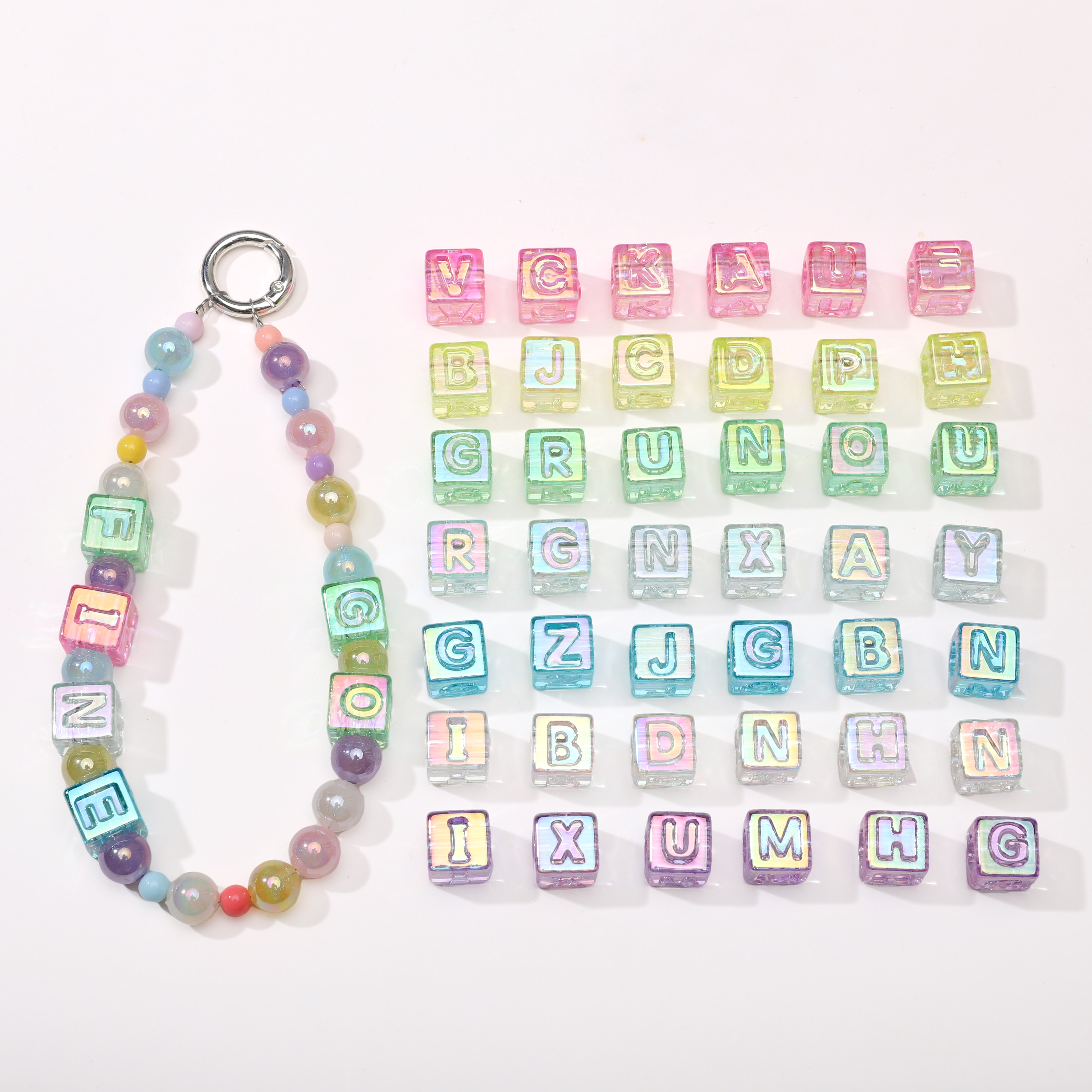 10Pcs beading Colorful Clear L - Men Accessories For Birthday Gift recension och pris