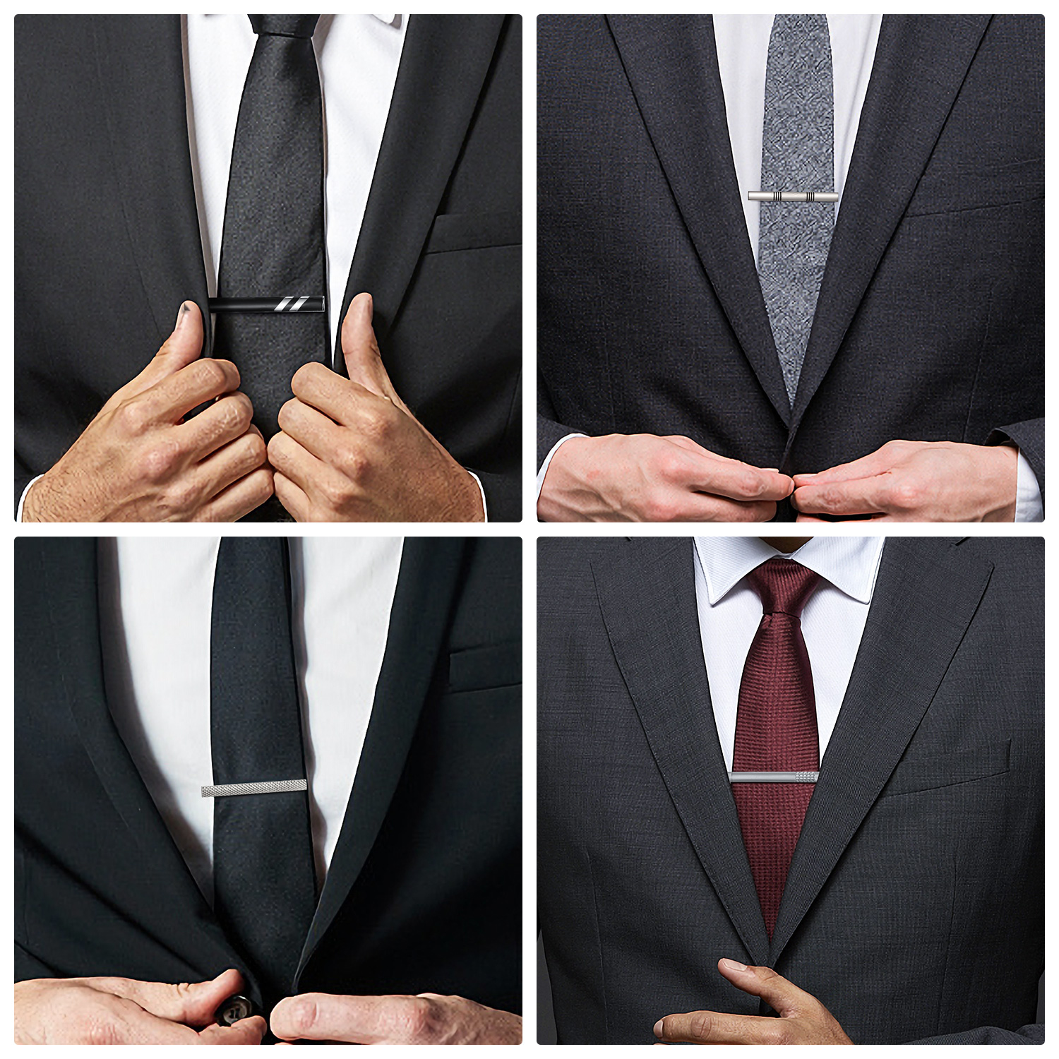 Tie Clip For Men Business Part - Cufflink Box Set recension och pris