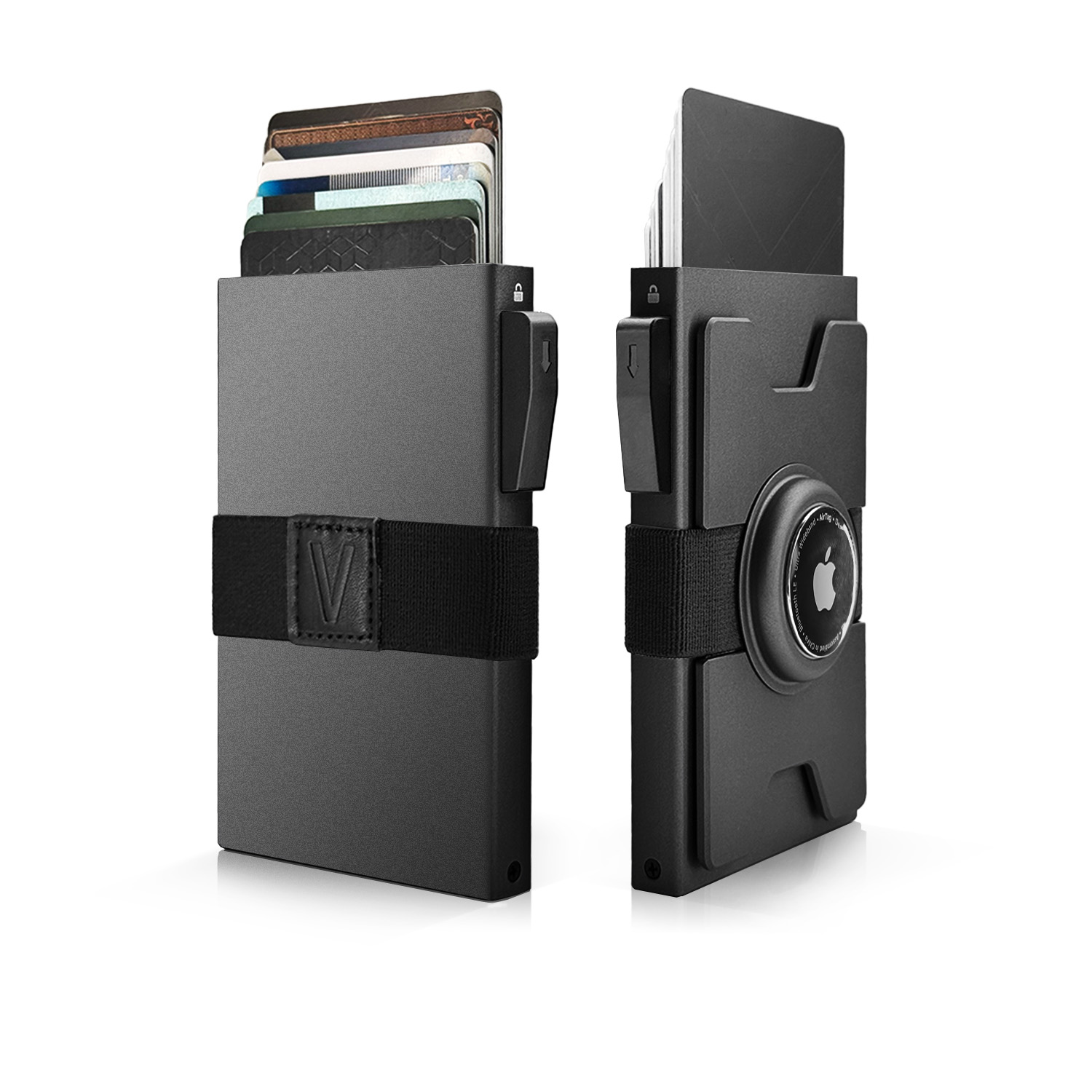 Smart Metal AirTag Wallet for  - Card Case Minimalist recension och pris