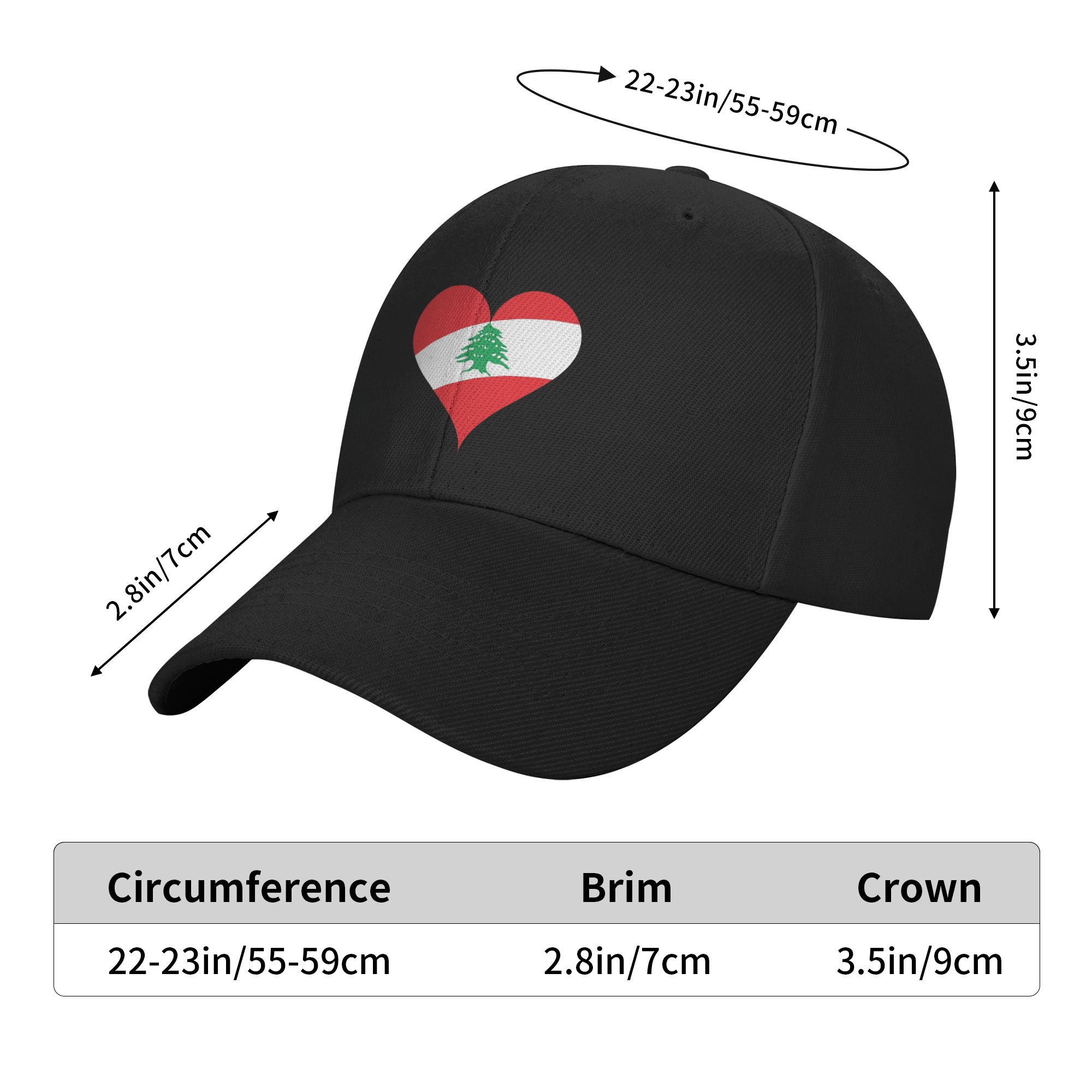Men Women Lebanon Flag Heart A - Men Accessories Lebanon recension och pris