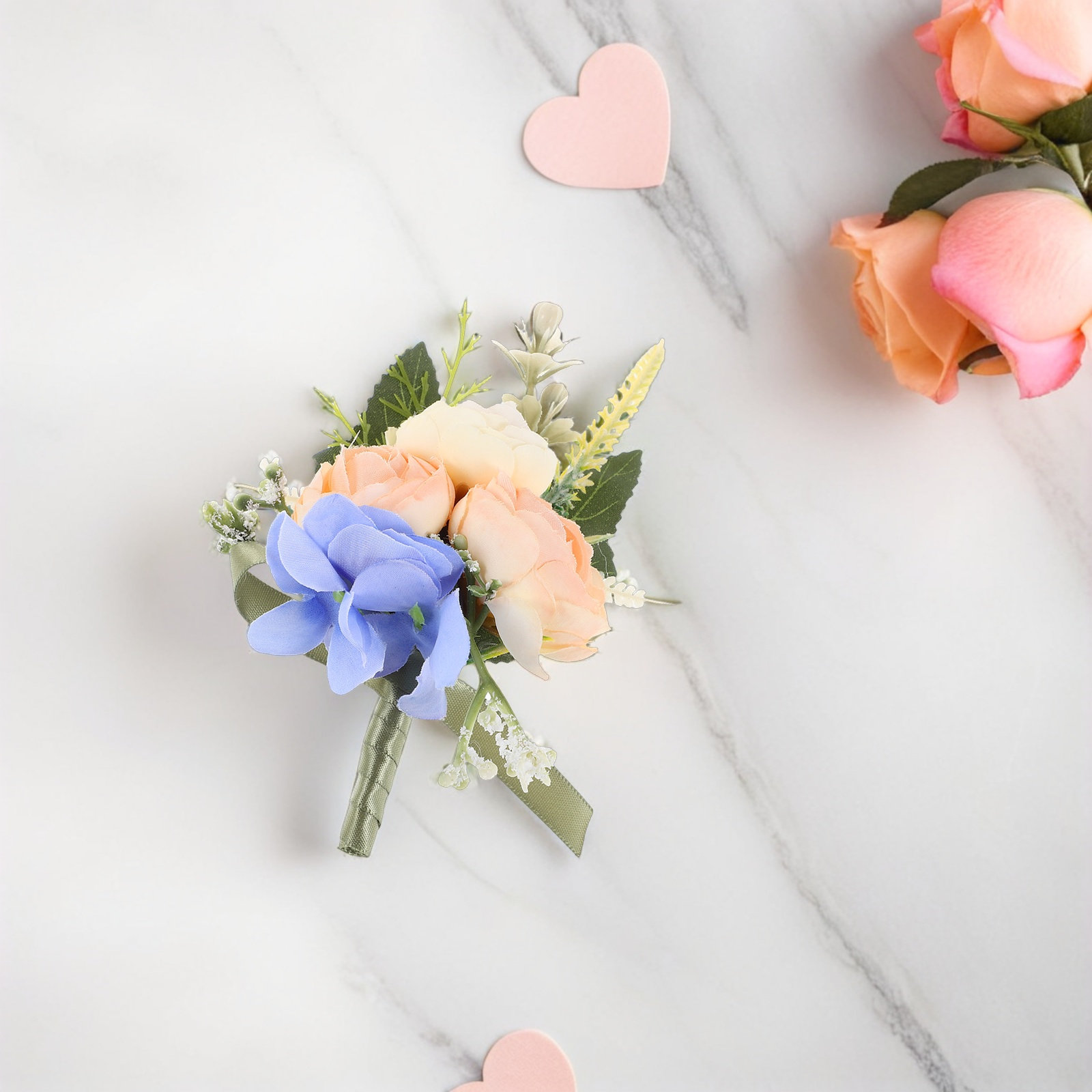 Wedding Boutonniere Artificial - Men Accessories Elegant recension och pris