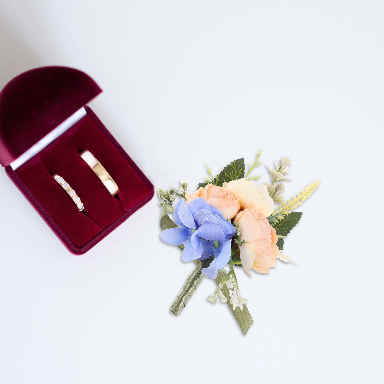 Wedding Boutonniere Artificial - Men Accessories Elegant recension och pris