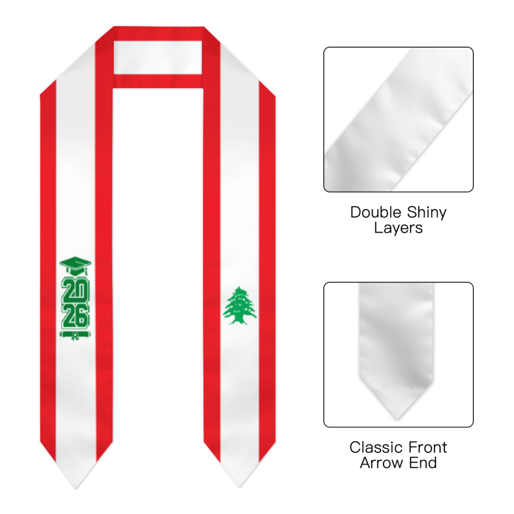 Class of 2026 Lebanon Flag Sca - Men Accessories Lebanon recension och pris