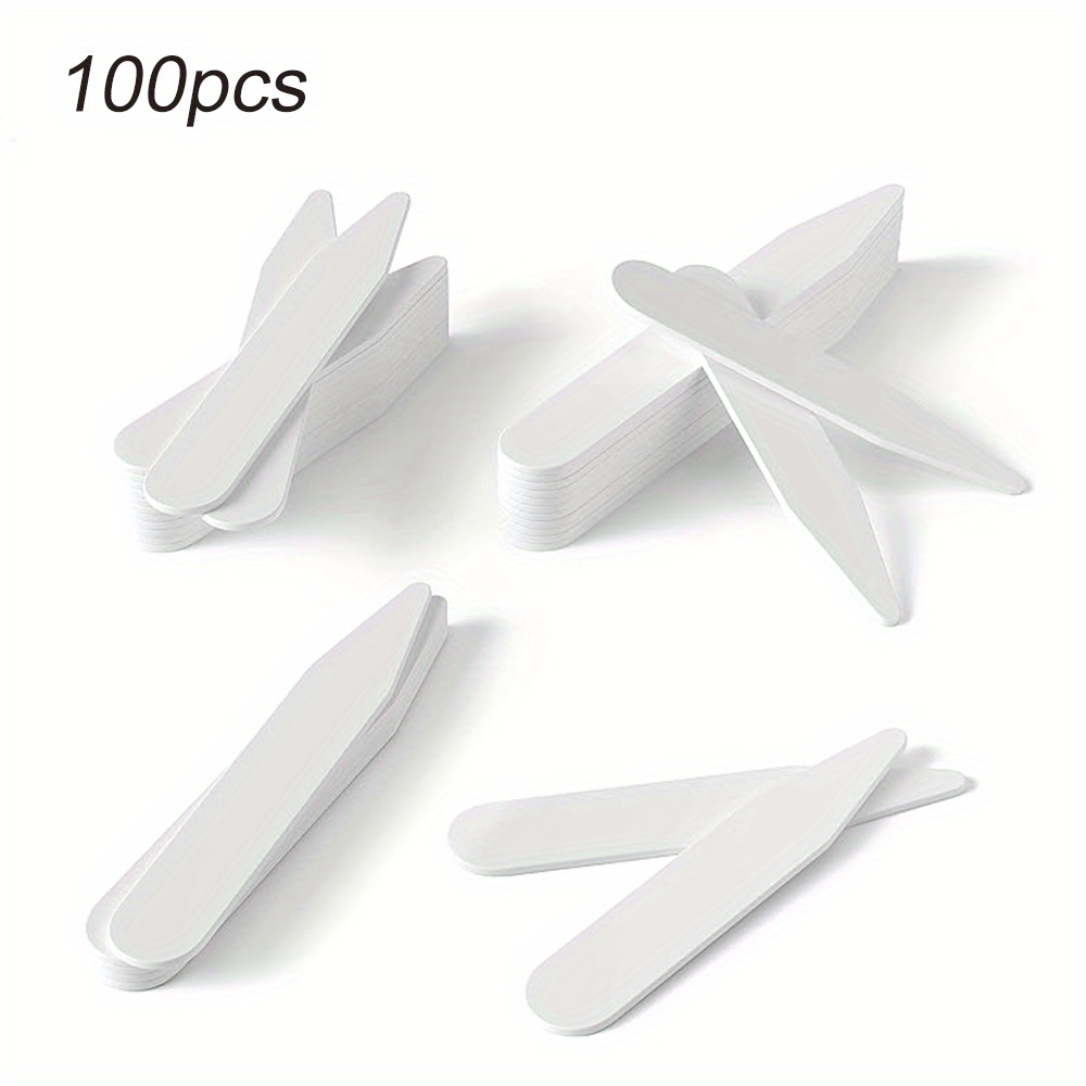 100PCS PVC Shirt Collar Stays  - Men Accessories All recension och pris