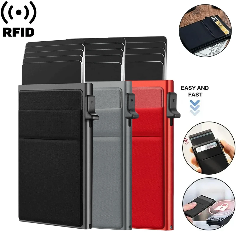 Rfid Credit Card Holder Men Th - Card Case Minimalist recension och pris