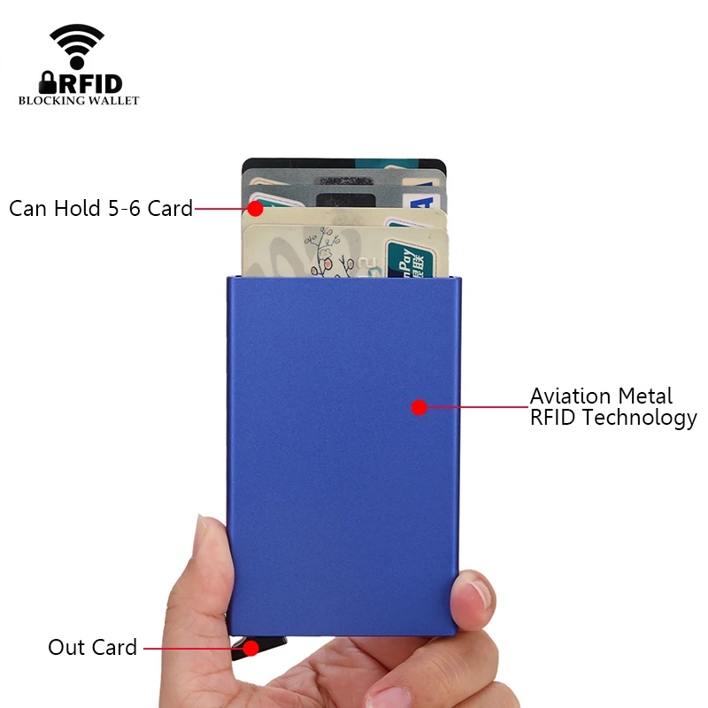Metal Mini Slim Minimalist Wal - Card Case Minimalist recension och pris