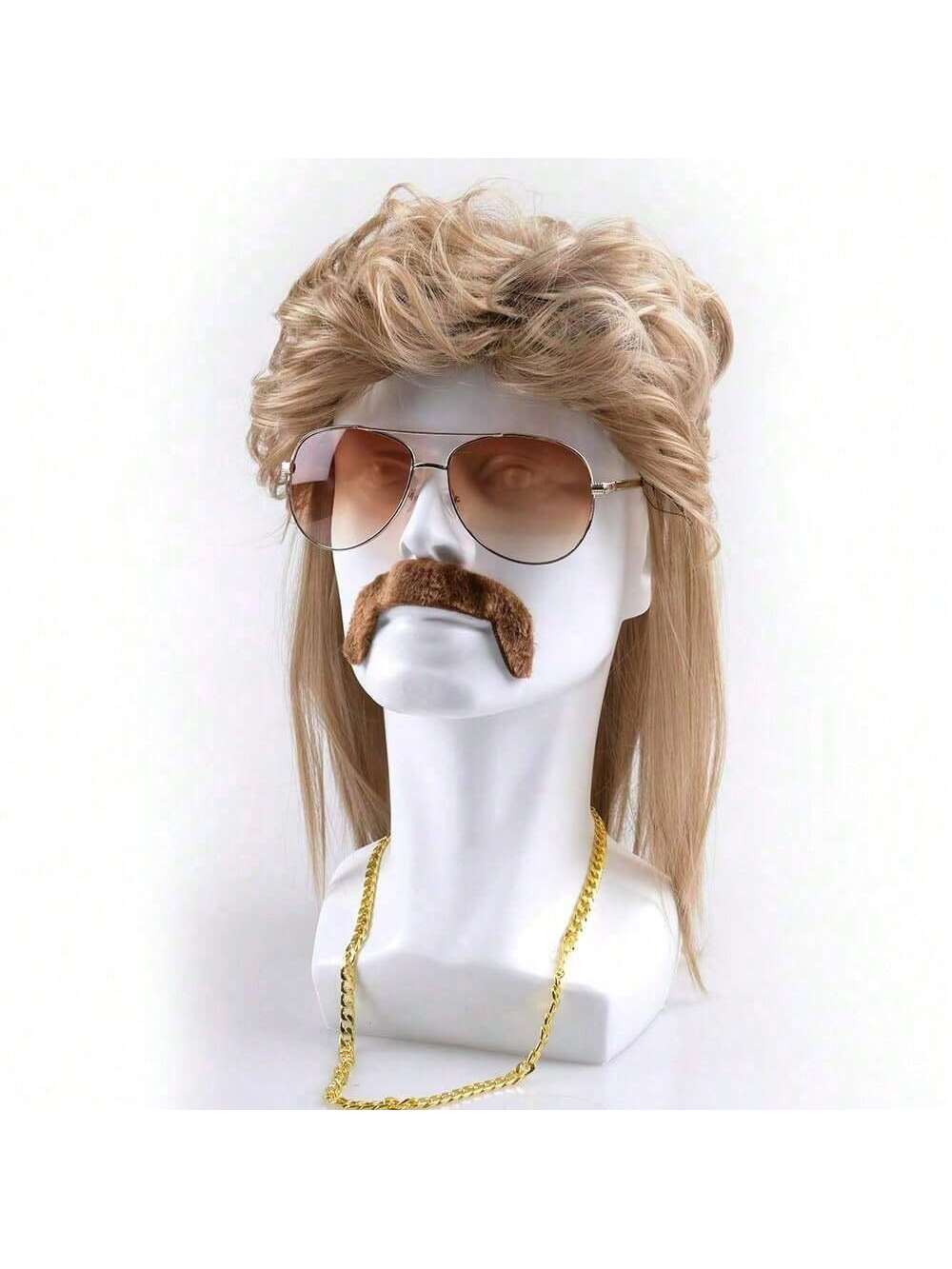 Mullet Wig 80s 90s Outfit Acce - Men'S Accessories In The 80S recension och pris