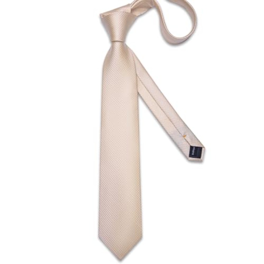 Plaid Ties for Men Silk Checke - Cufflink Box Set recension och pris