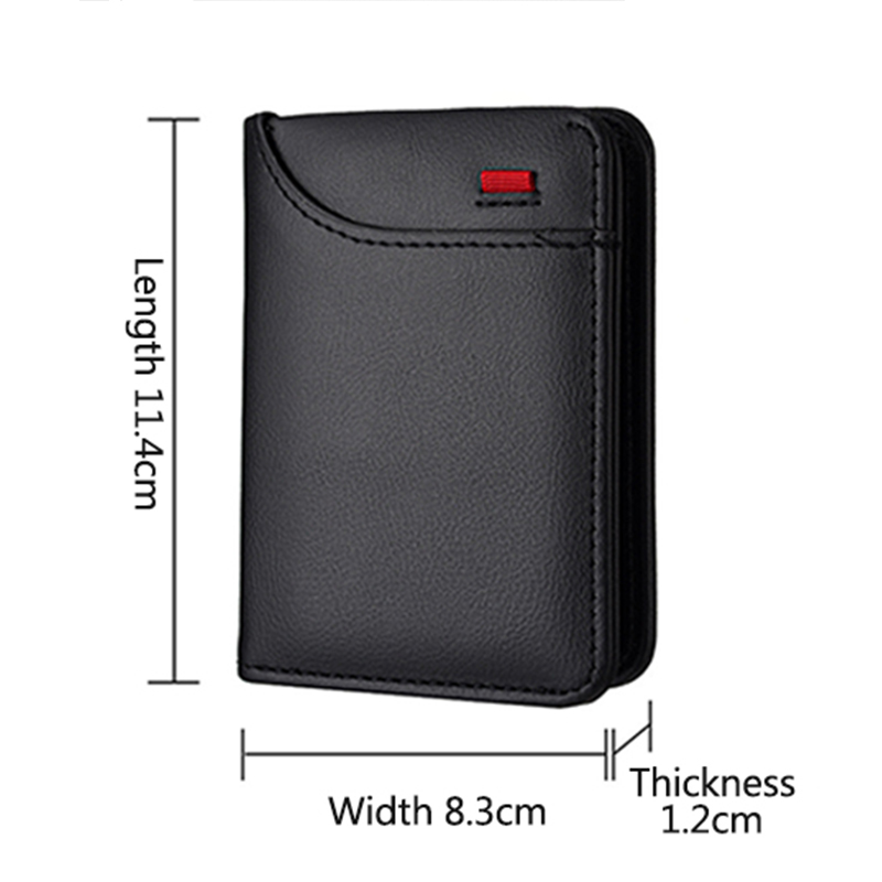 Leather Credit Card Holder Wal - Card Case Minimalist recension och pris