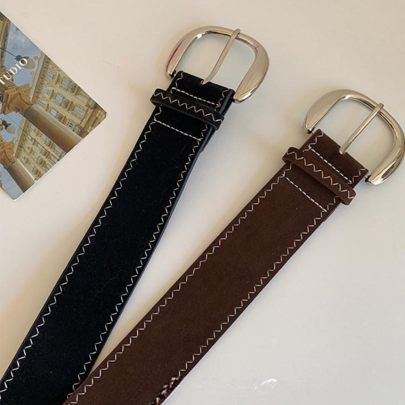Vintage Suede Belt Brown Insta - Men'S Accessories Instagram recension och pris