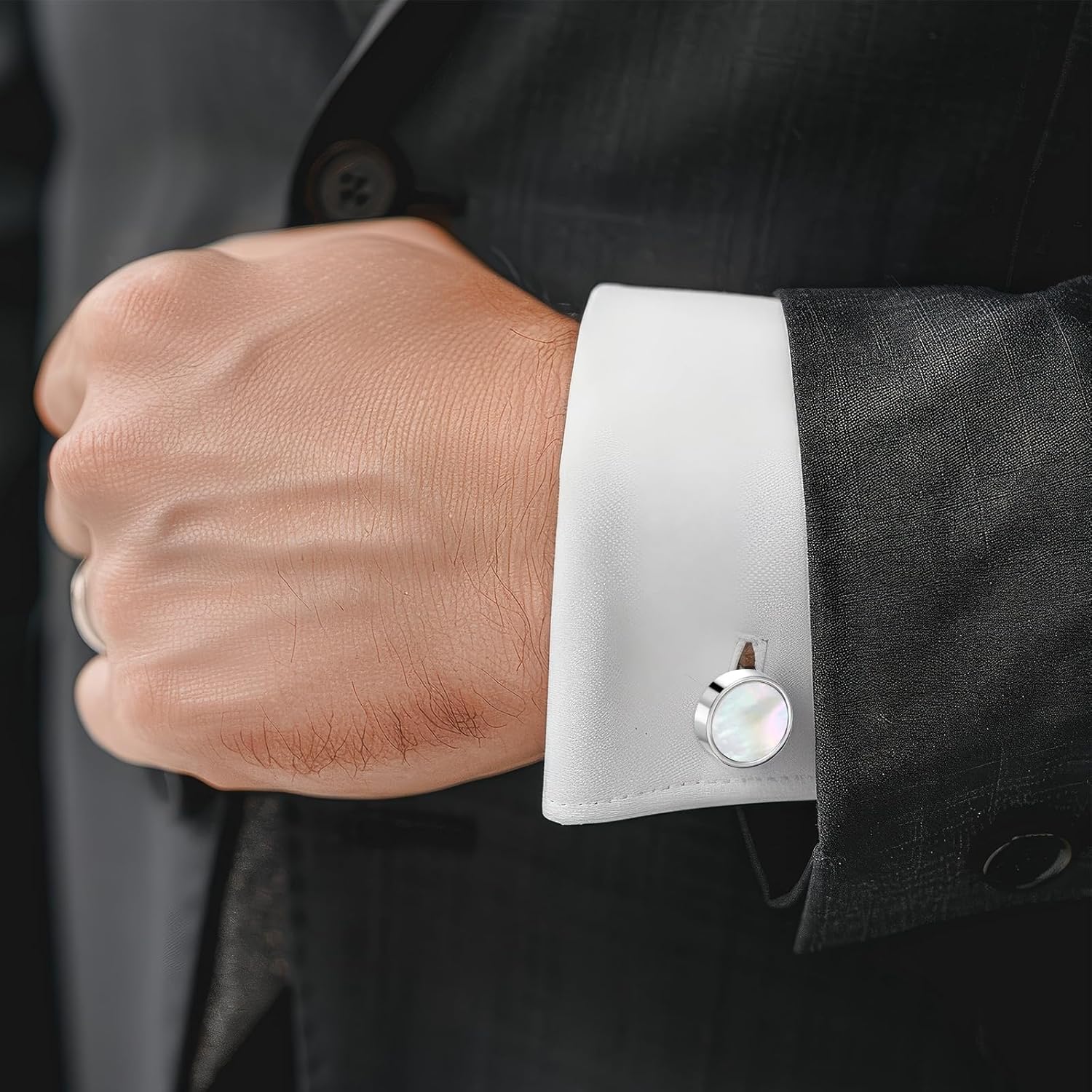 Classic Black Cufflinks for Me - Men Accessories For Wedding recension och pris