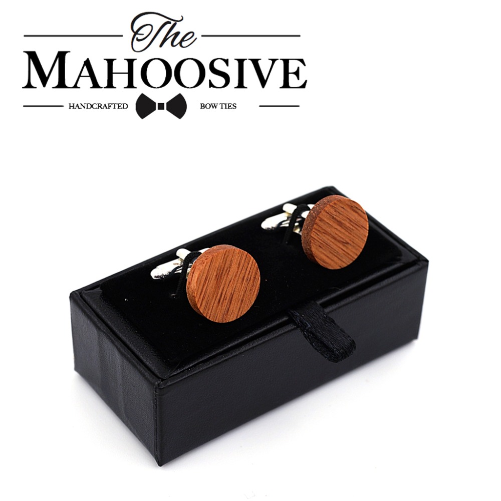 MAHOOSIVE Wooden Cufflinks Wed - Cufflink Box Set recension och pris