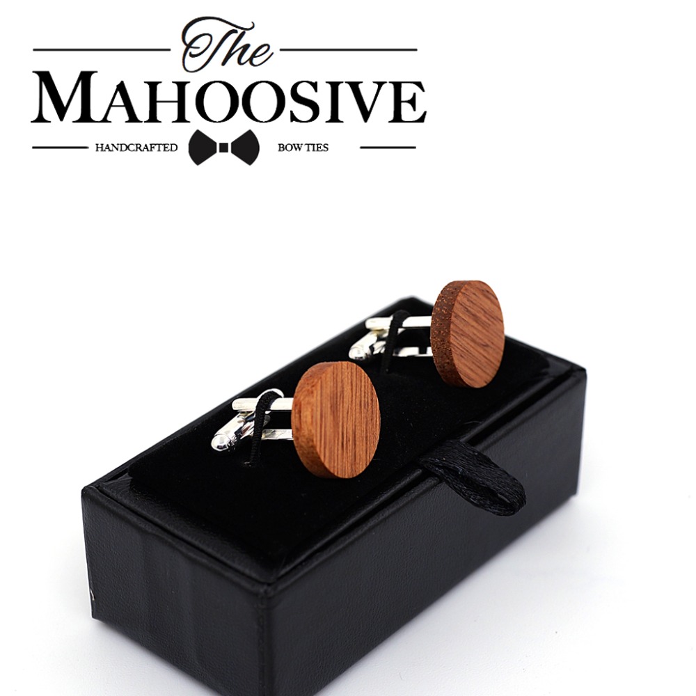MAHOOSIVE Wooden Cufflinks Wed - Cufflink Box Set recension och pris