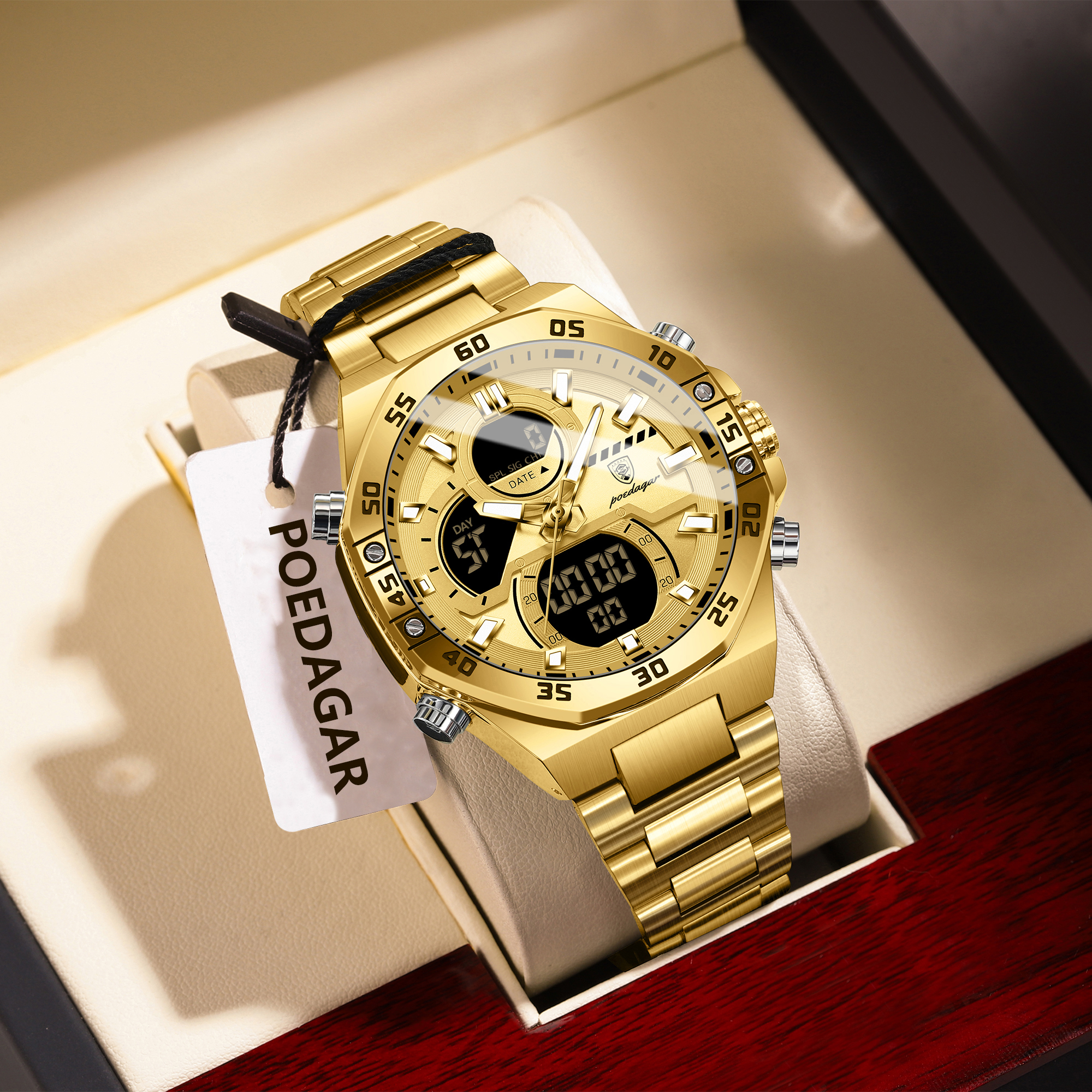 POEDAGAR Sport Men Watch LED W - Men Accessories Jewelry recension och pris