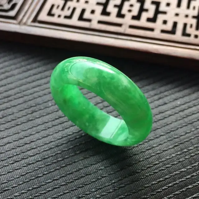 Natural Green Jade Ring Jadeit - Men Accessories For Wedding recension och pris