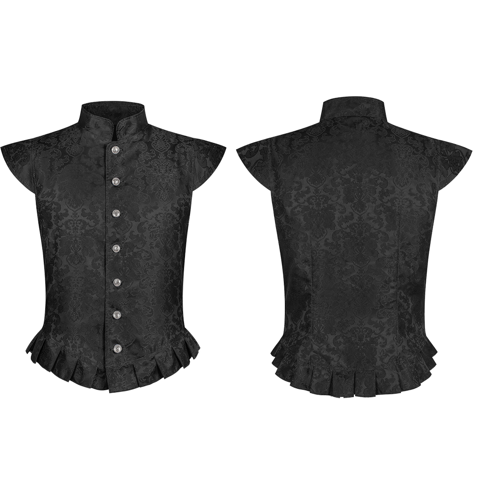 Vintage Men's Jacquard Vest Me - Men Accessories Elegant recension och pris