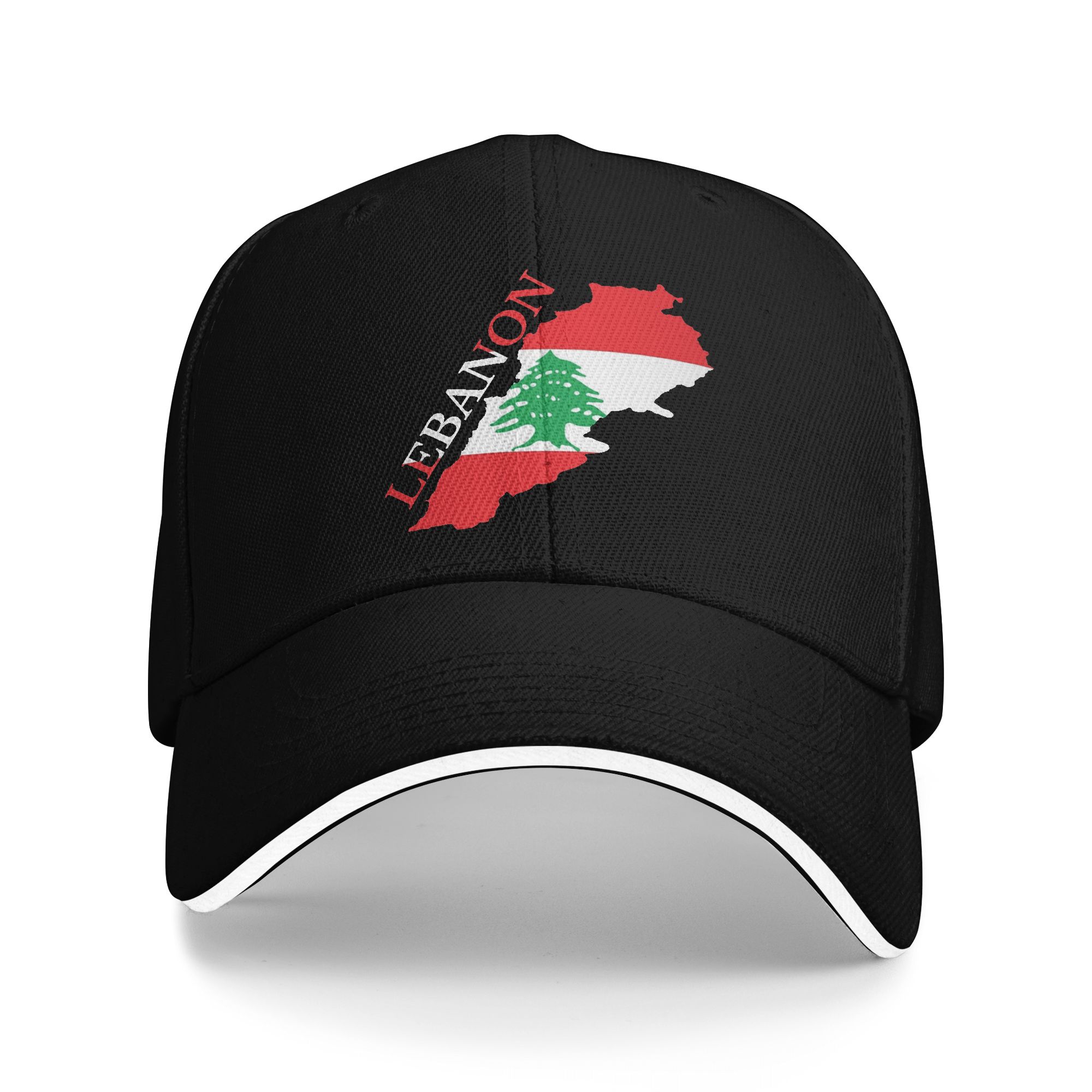 Lebanon Flag Heart Baseball Ca - Men Accessories Lebanon recension och pris