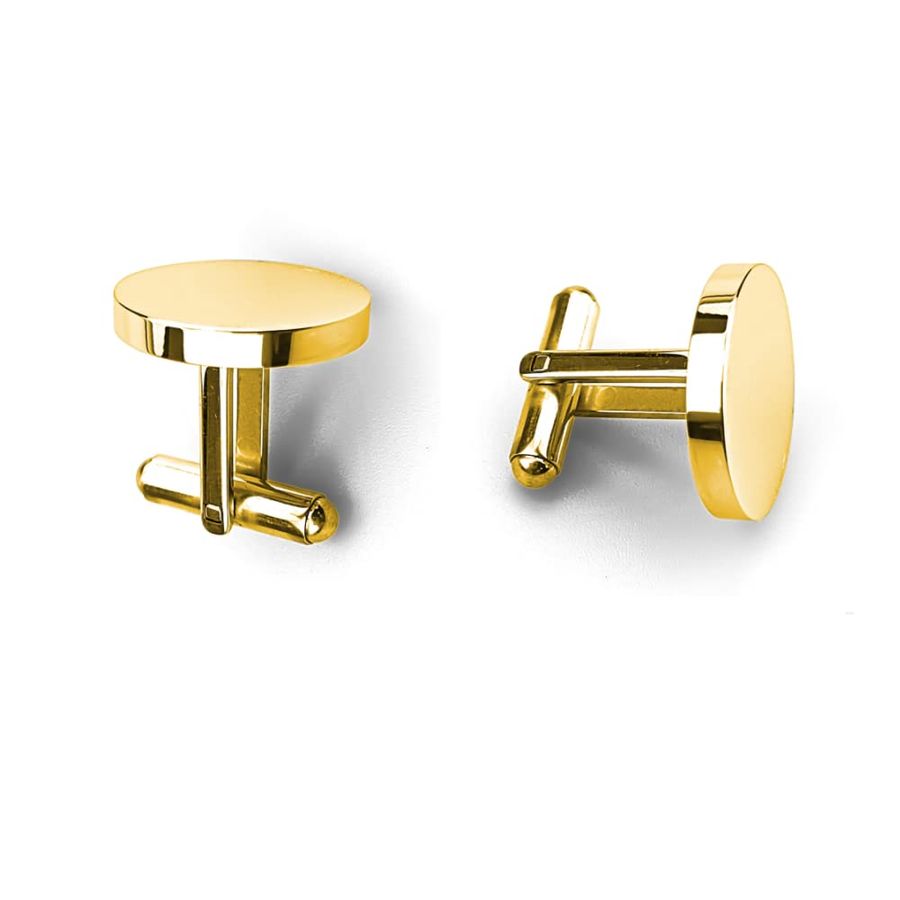 Blank Cufflink Classic Stainle - Men Accessories For Wedding recension och pris