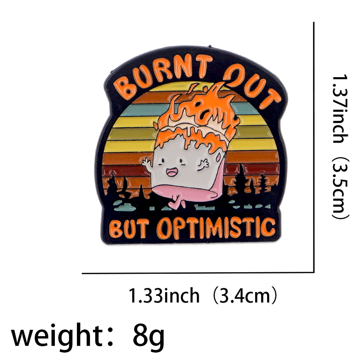 Fire Badges Enamel Pin Brooche - Men Accessories Jewelry recension och pris