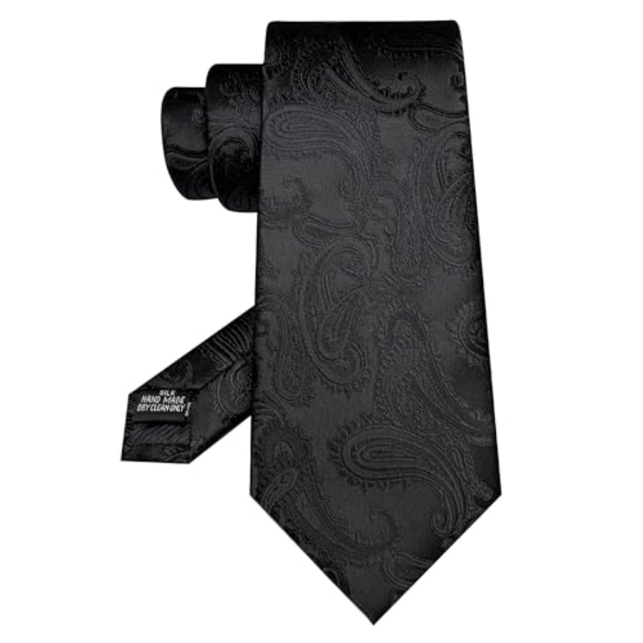 Mens Paisley Tie and Pocket Sq - Cufflink Box Set recension och pris