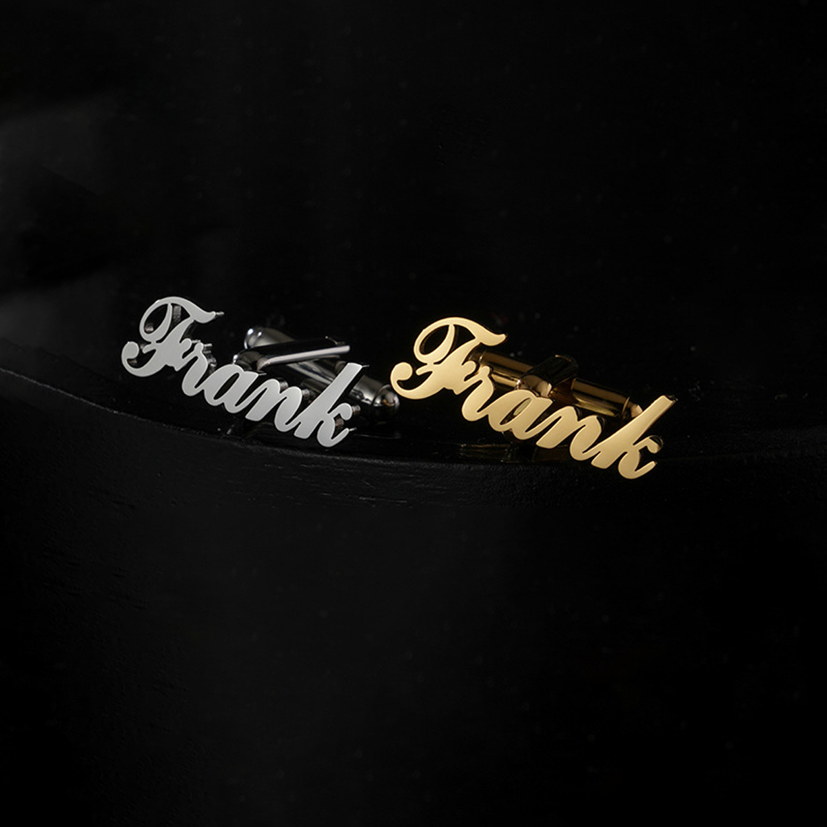 1 Pair Custom Name Cufflinks M - Men Accessories Elegant recension och pris