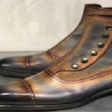 Men's Leather Suede Chelsea Bo - Men Accessories Elegant recension och pris