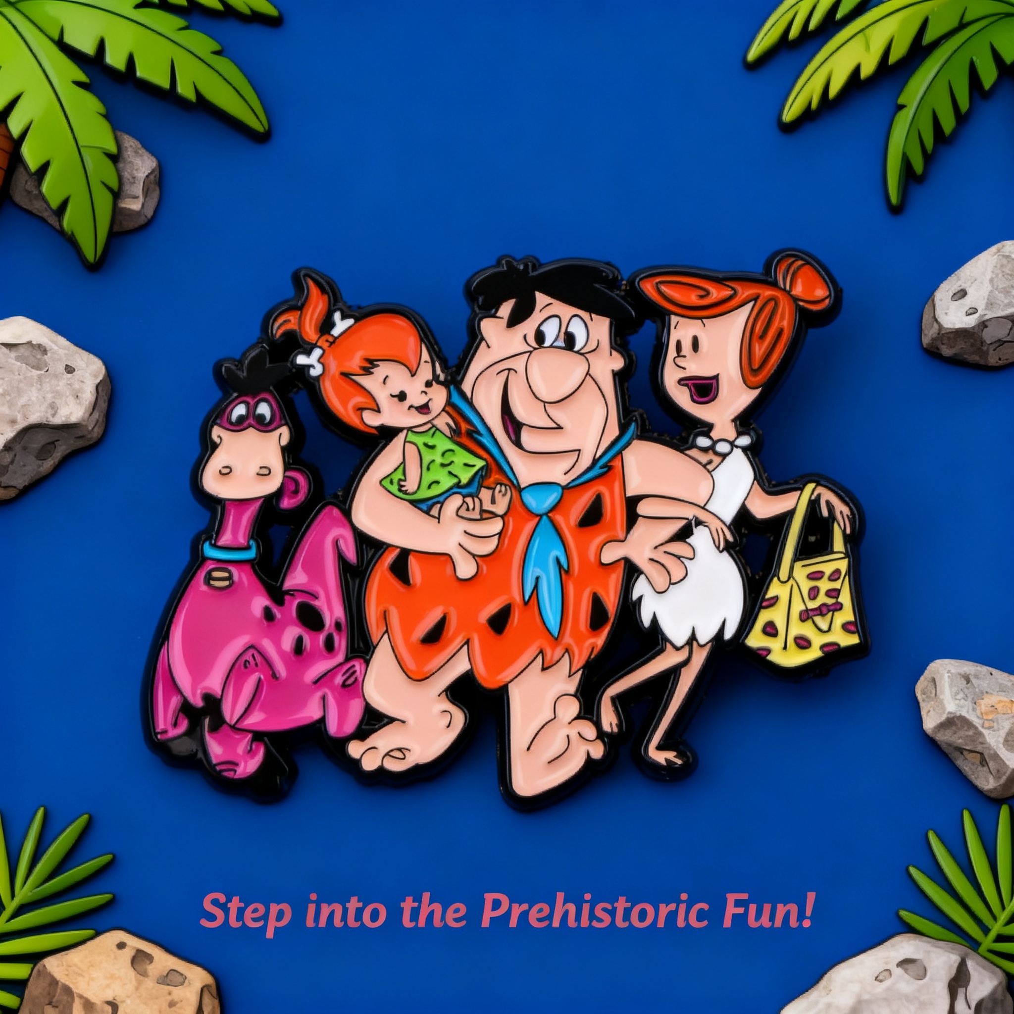 Cartoon Dinosaur Enamel Pin Ba - Men Accessories Jewelry recension och pris