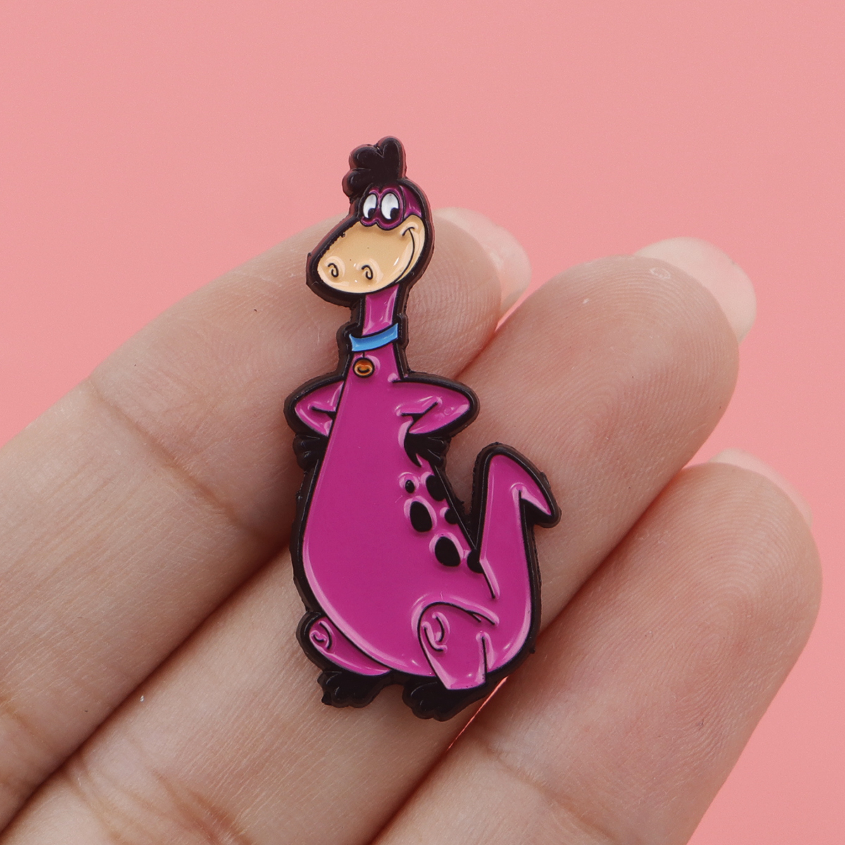 Cartoon Dinosaur Enamel Pin Ba - Men Accessories Jewelry recension och pris