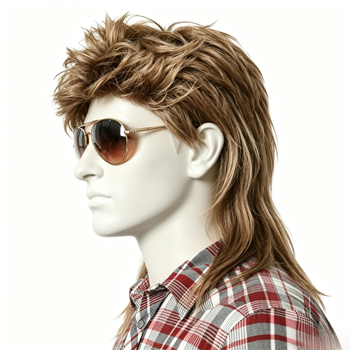 Retro Style Men Mullet Wig Cla - Men Accessories All recension och pris