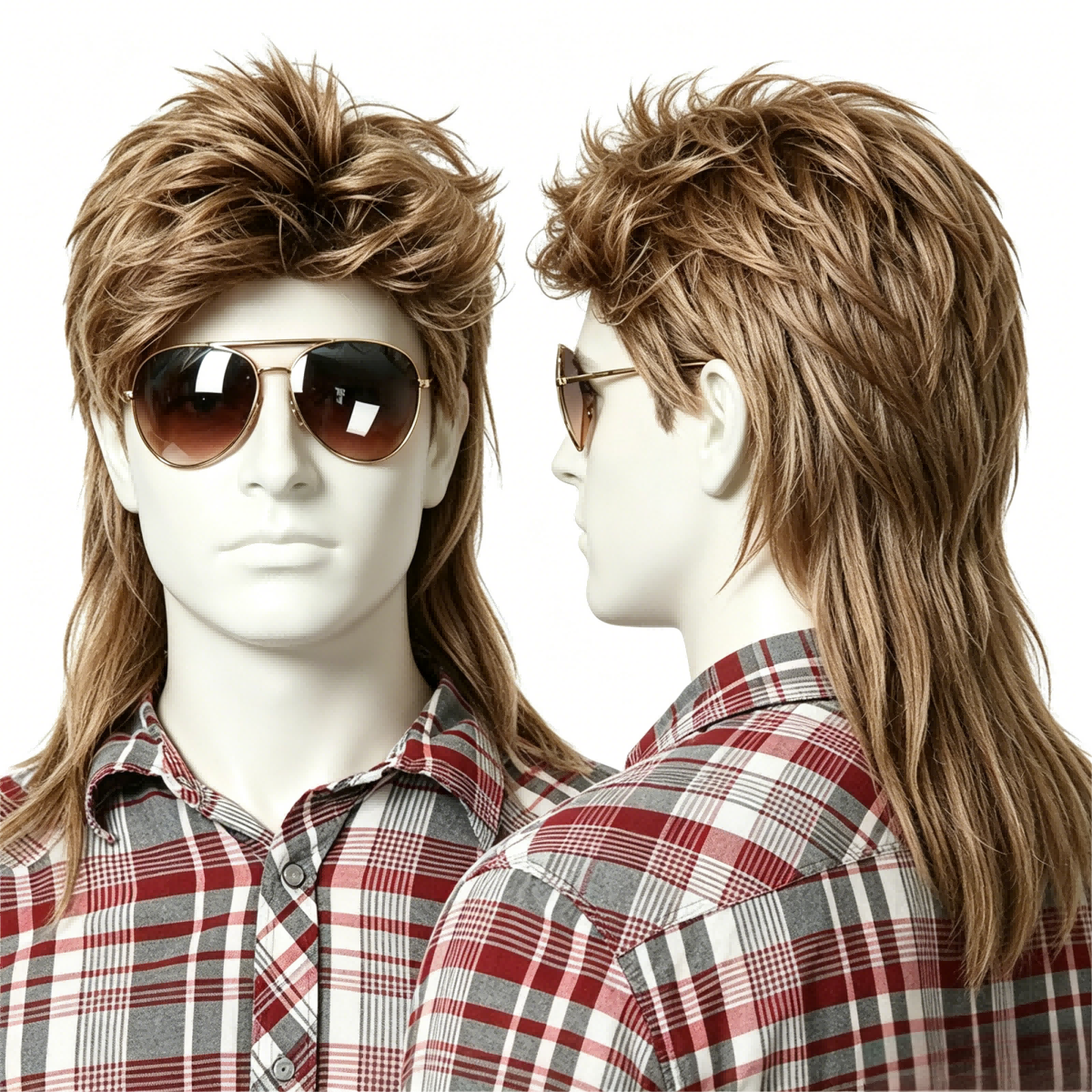 Retro Style Men Mullet Wig Cla - Men Accessories All recension och pris