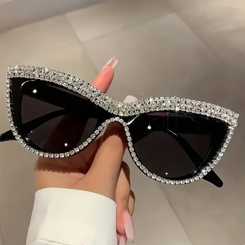 Sparkling Rhinestone Frame - W - Men Accessories Elegant recension och pris