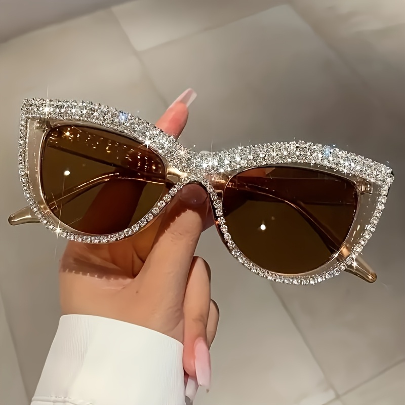 Sparkling Rhinestone Frame - W - Men Accessories Elegant recension och pris
