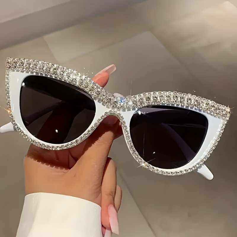 Sparkling Rhinestone Frame - W - Men Accessories Elegant recension och pris