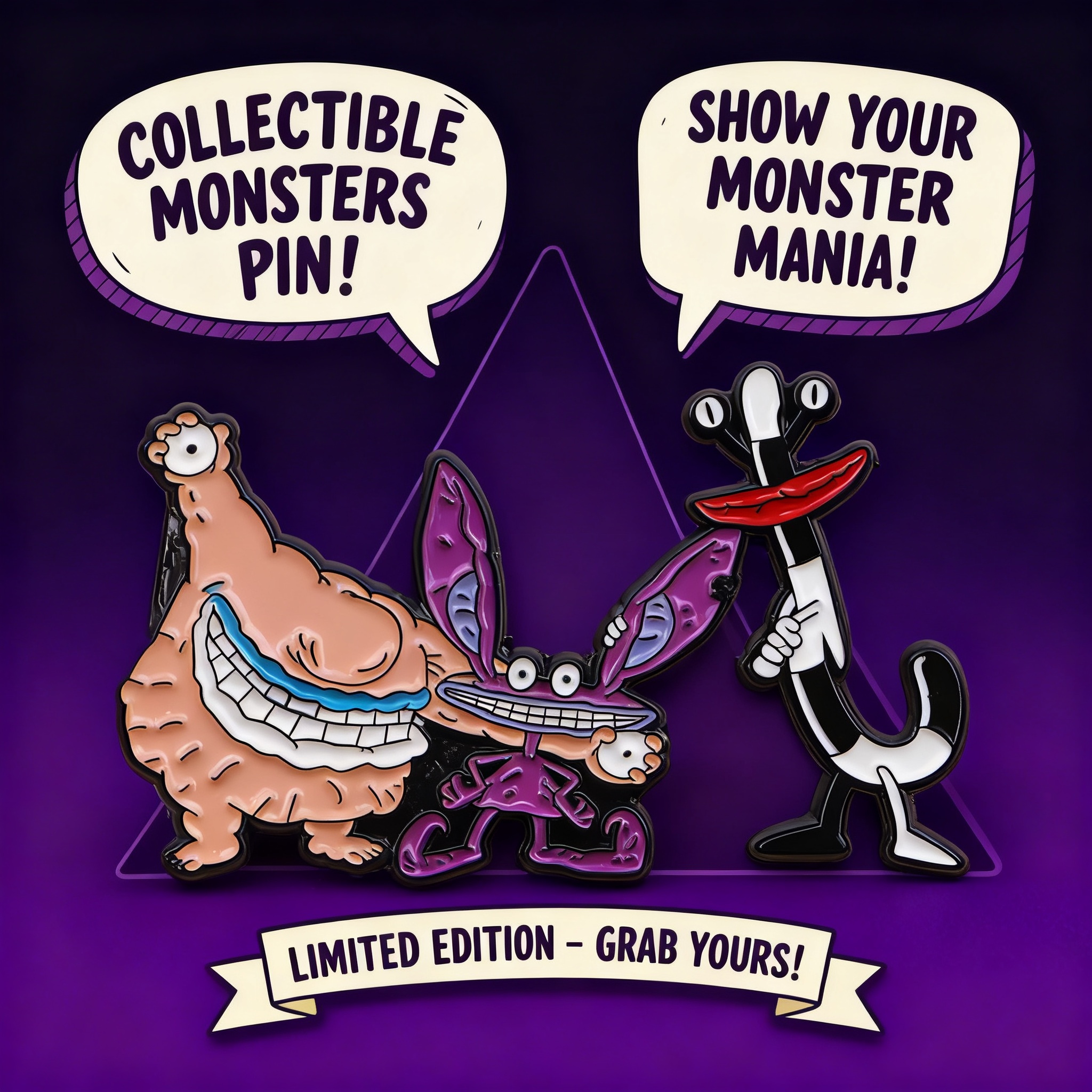 Cartoon Monster Enamel Pin Bad - Men Accessories Jewelry recension och pris