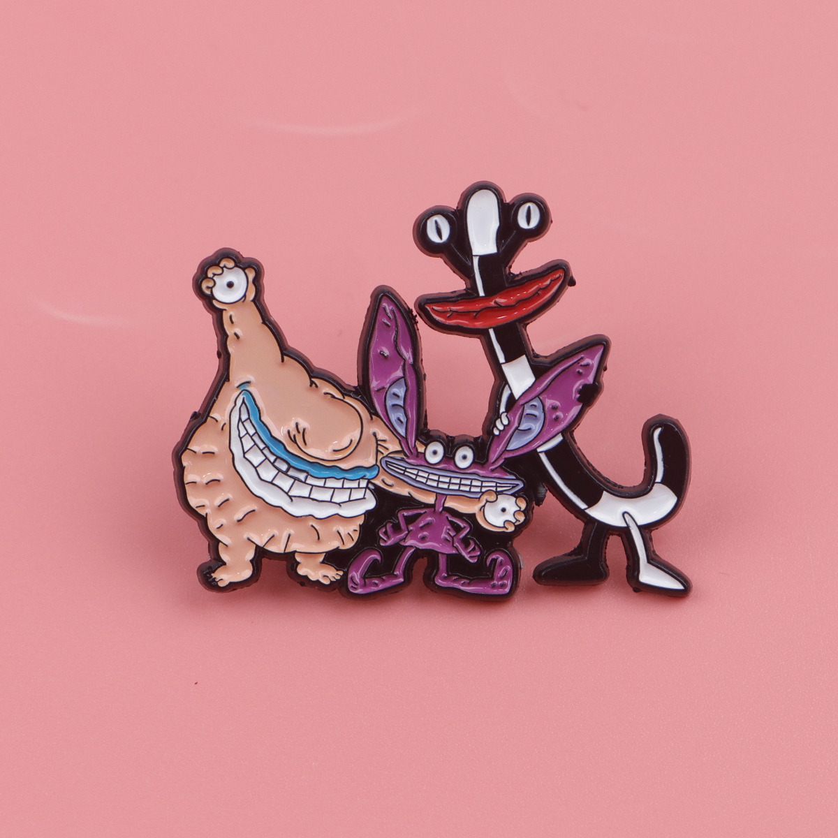 Cartoon Monster Enamel Pin Bad - Men Accessories Jewelry recension och pris