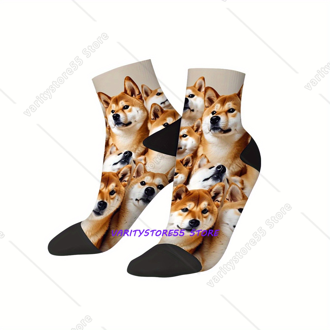 Cute Shiba Inu Print Ankle Soc - Men Accessories All recension och pris