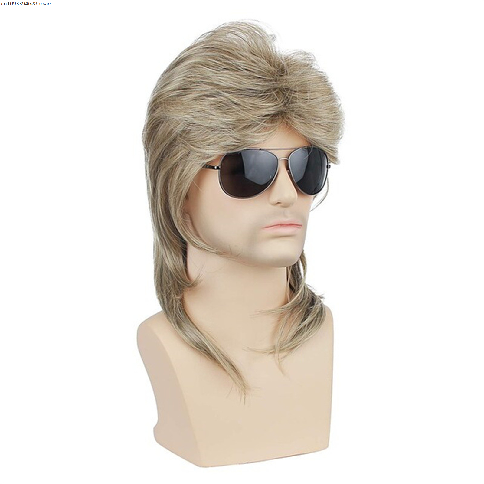 Mullet Wigs for Men 70s 80s Co - Men'S Accessories In The 80S recension och pris