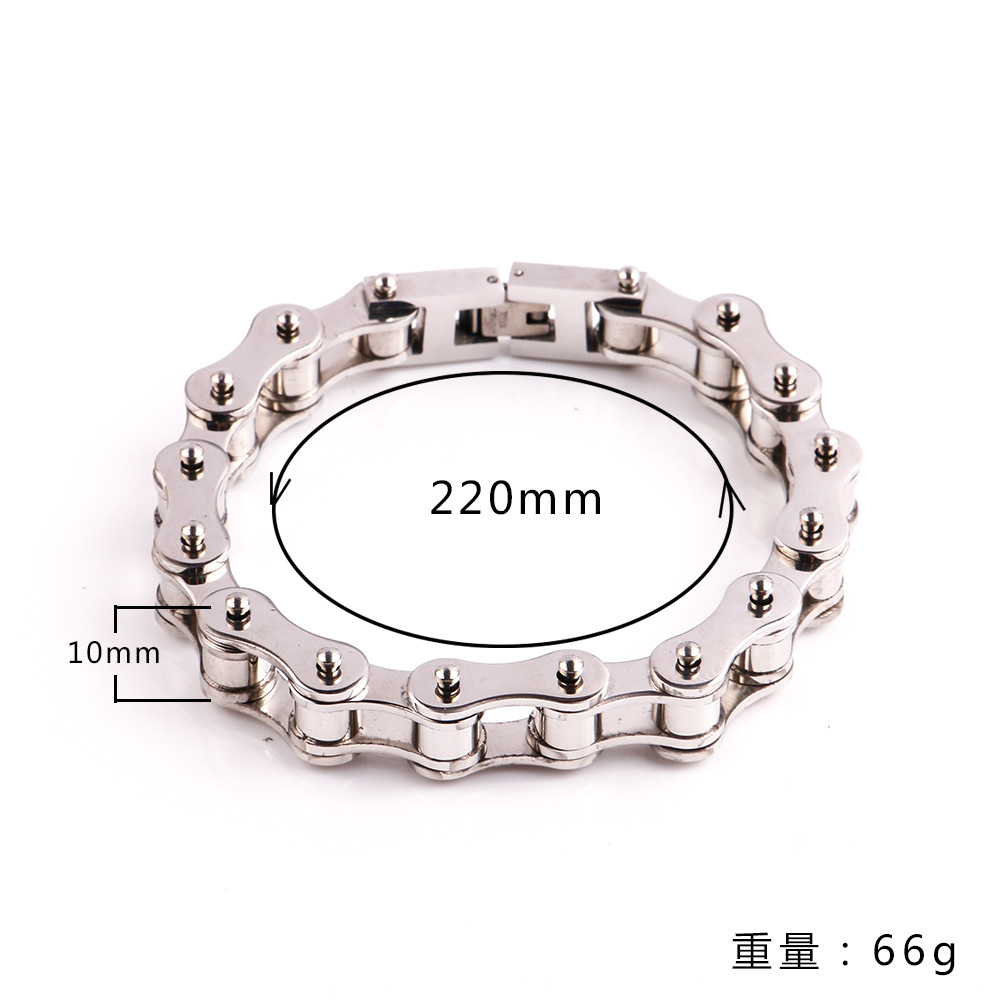 Fashion 10mm Bicycle Chain Bra - Men'S Accessories Jewelry Sale recension och pris