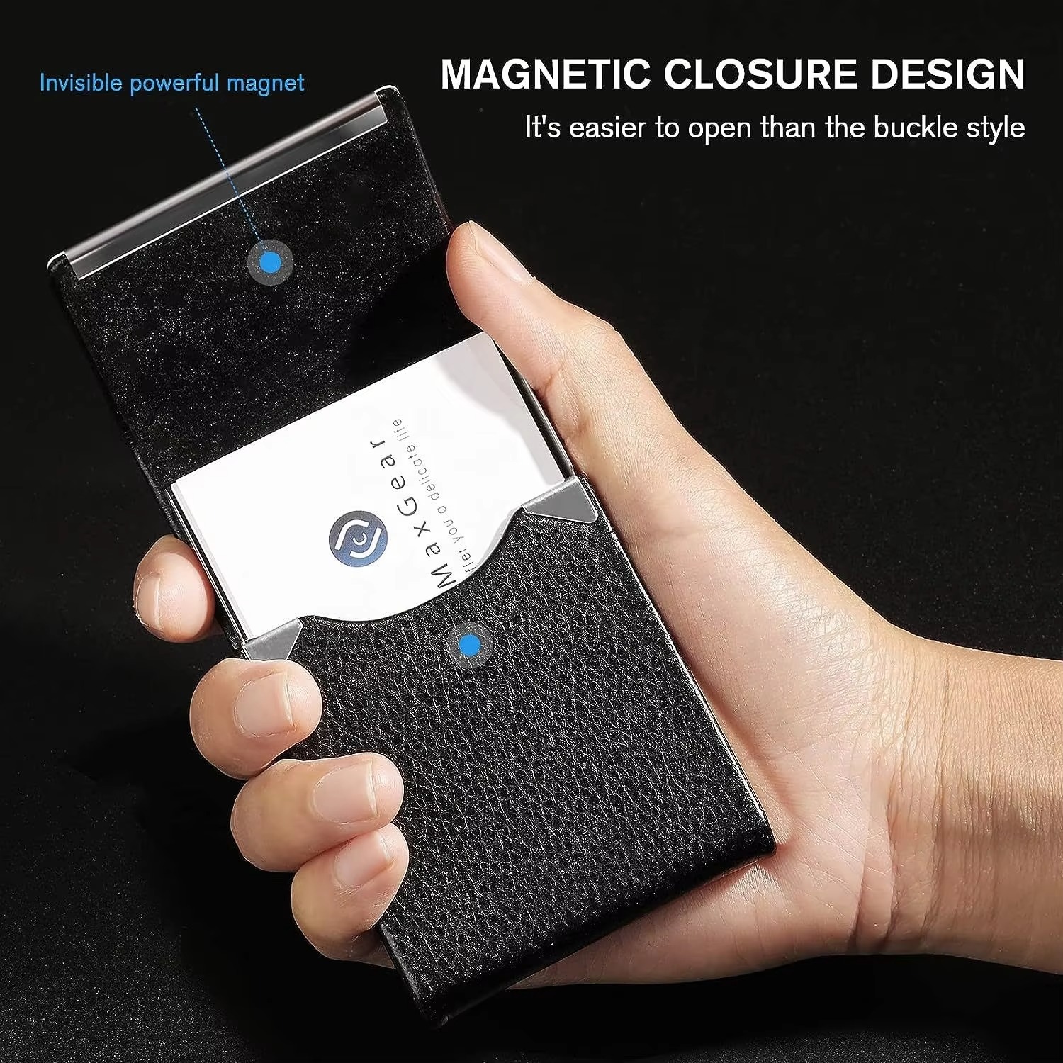 PU Leather Business Card Case  - Card Case Minimalist recension och pris