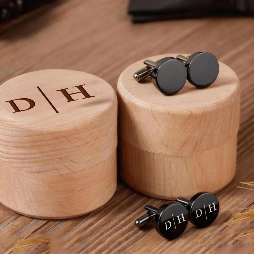 Personalized Wedding Cufflinks - Cufflink Box Set recension och pris