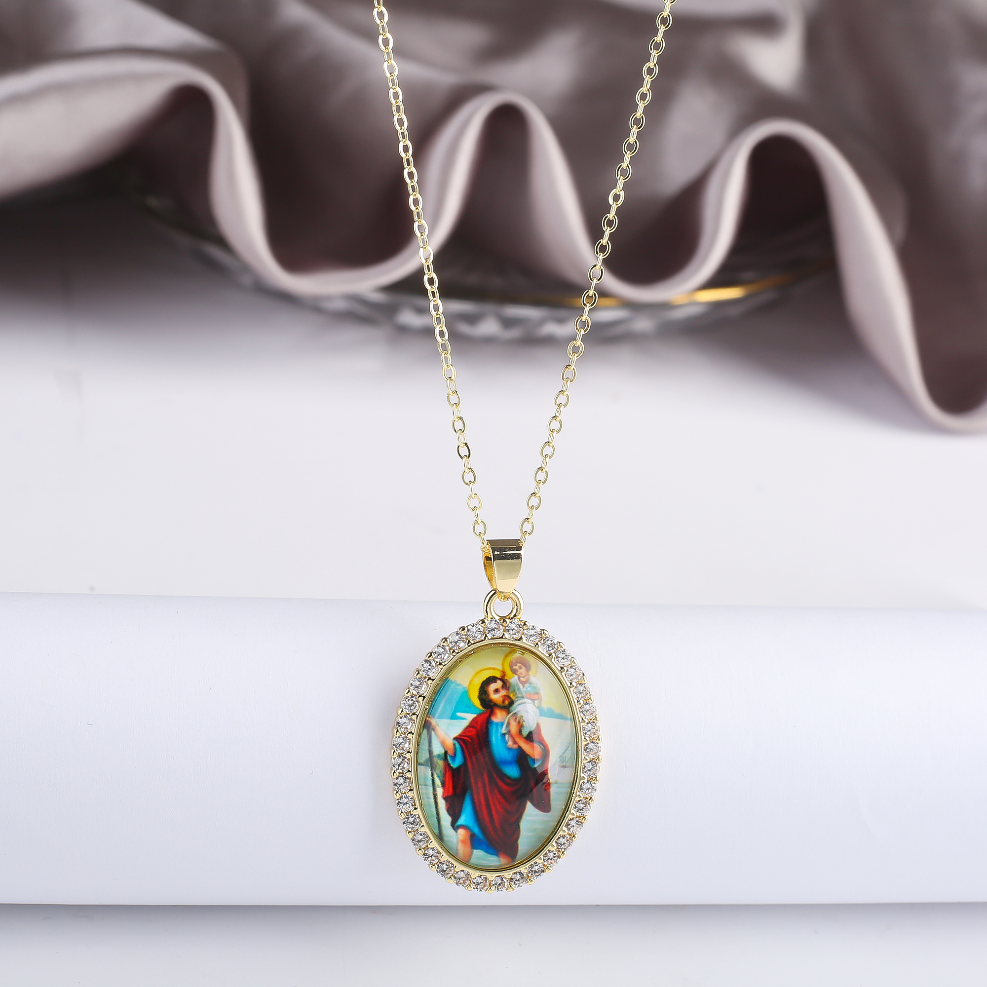 Hot Sale Virgin Mary and Child - Men'S Accessories Jewelry Sale recension och pris