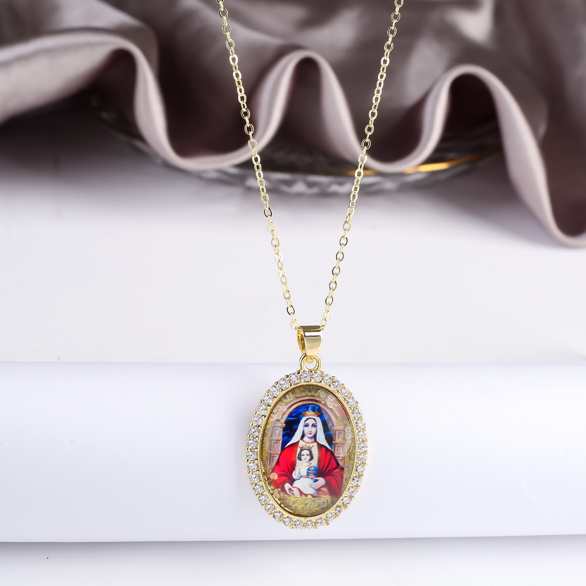 Hot Sale Virgin Mary and Child - Men'S Accessories Jewelry Sale recension och pris