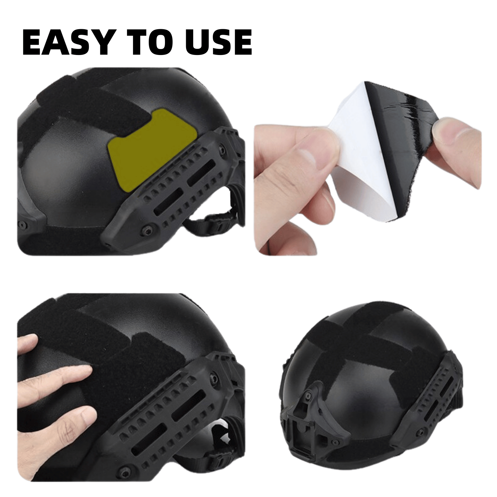 MK Helmet Hook & Loop Fastener - Men Accessories Mk recension och pris