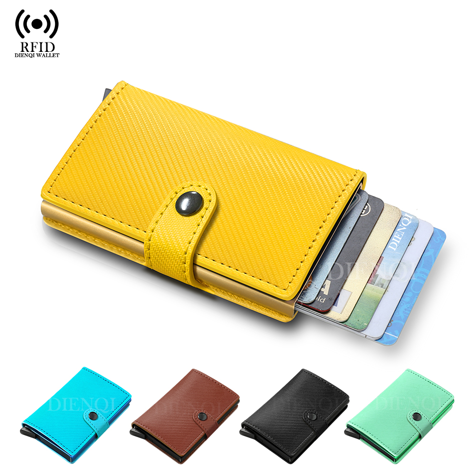 PU Leather Business Card Holde - Card Case Minimalist recension och pris