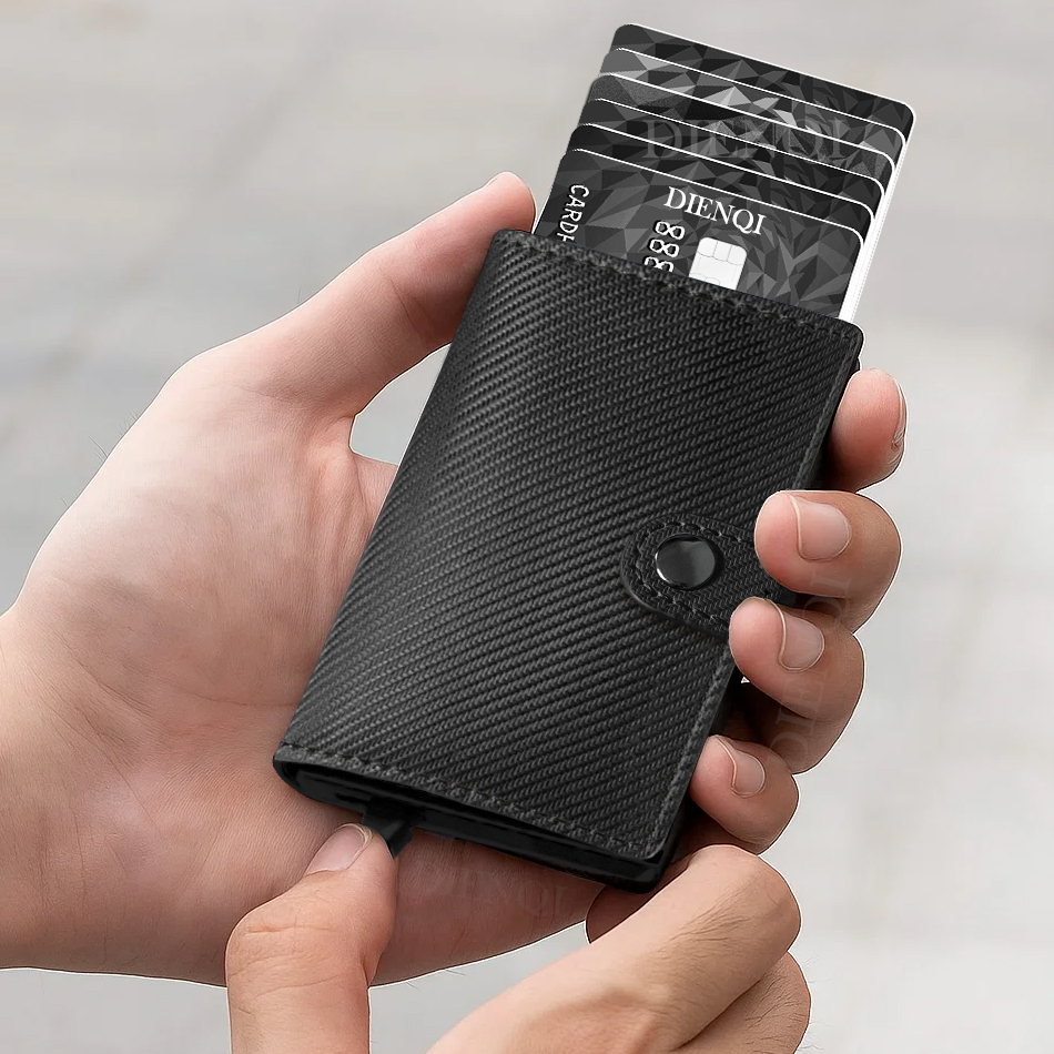 PU Leather Business Card Holde - Card Case Minimalist recension och pris